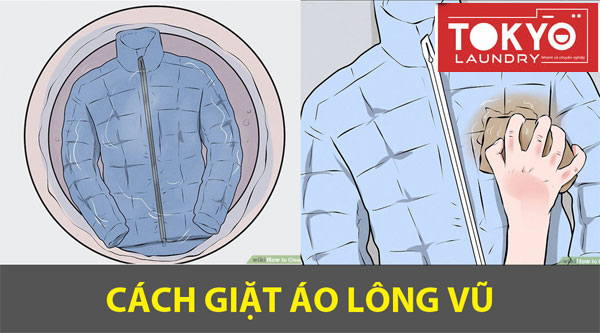 cách giặt khô áo lông vũ tại nhà