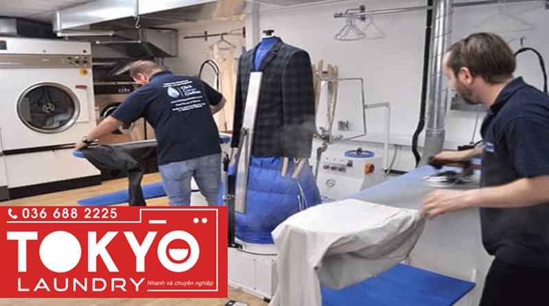 Quy trình giặt khô tại Giặt là Tokyo