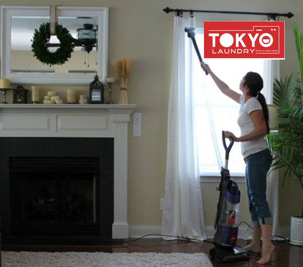 Giặt rèm cửa mất nhiều thời gian