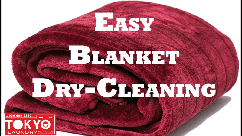 quy trình giặt khô chăn ga chuyên nghiệp