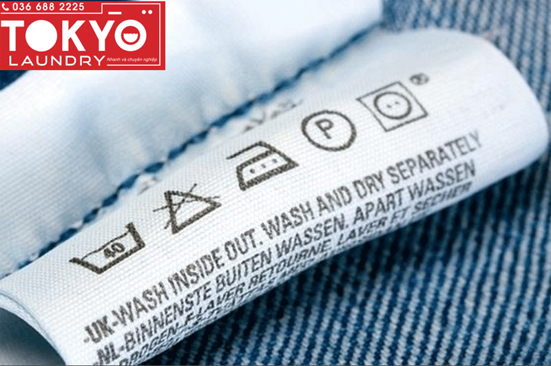 Hãy luôn kiểm tra nhãn mác trước khi giặt