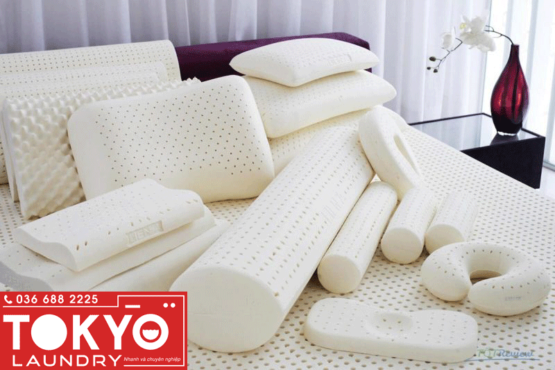 Lưu ý khi giặt gối cao su