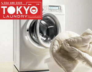 Cách giặt ruột chăn bông bằng máy giặt