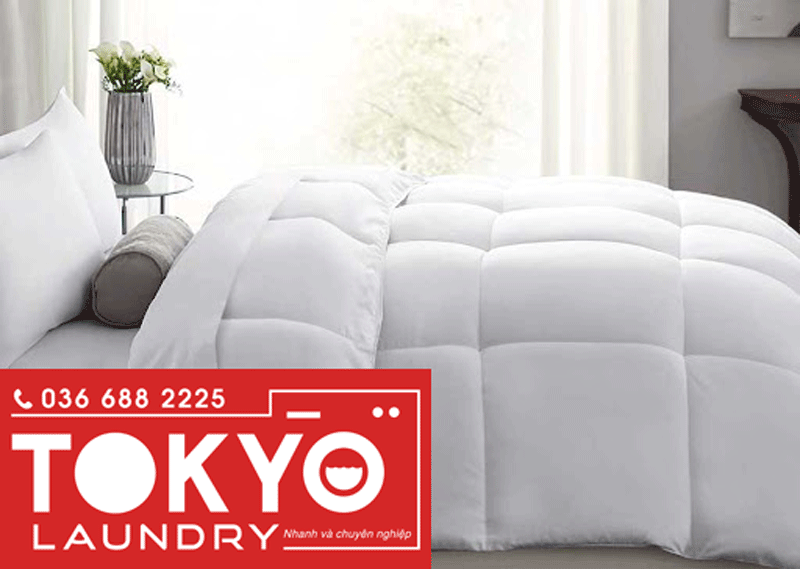 giặt chăn bông bằng máy giặt đơn giản
