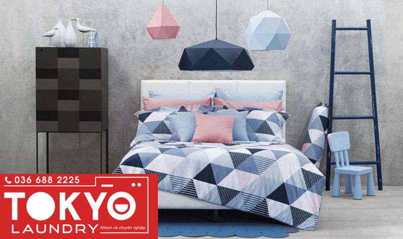 Cách giặt chăn ga bằng máy giặt