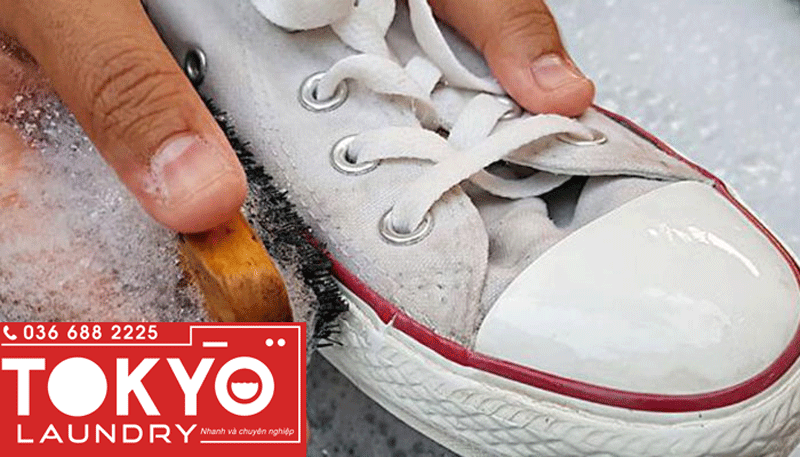 cách giặt giày trắng hiệu quả