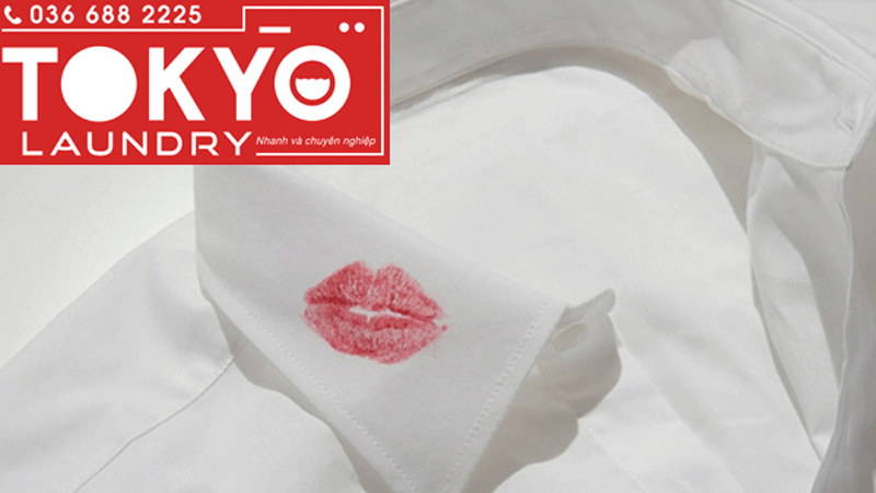 Cách loại bỏ son môi trên áo sơ mi trắng