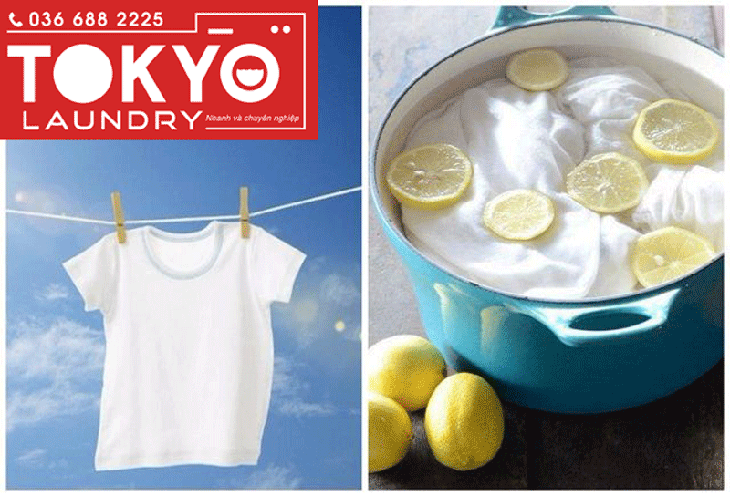 Cách tẩy quần áo trắng