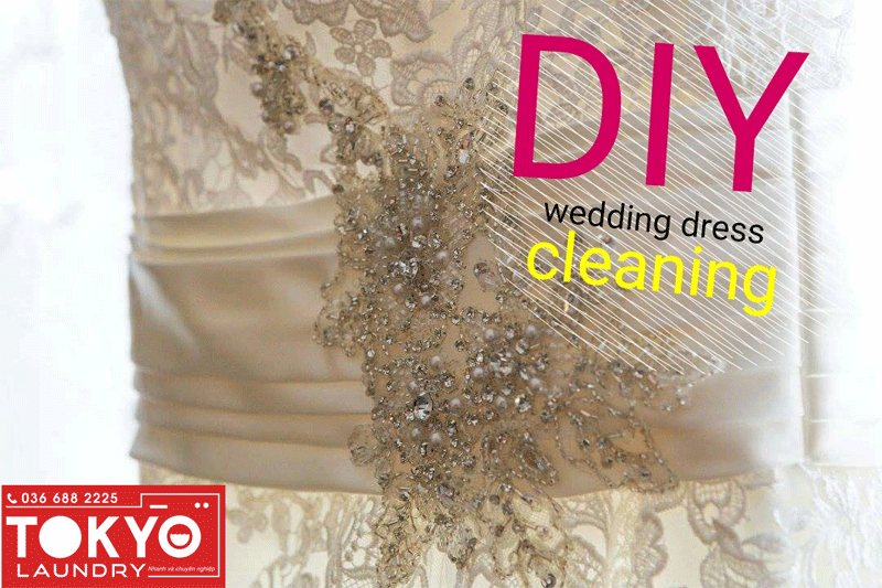 Dịch vụ giặt khô váy cưới
