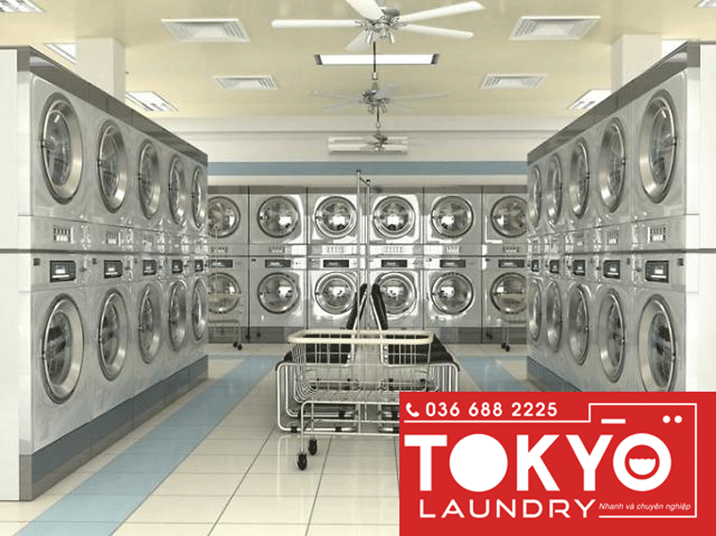 Đi đến tiệm giặt sấy tự động