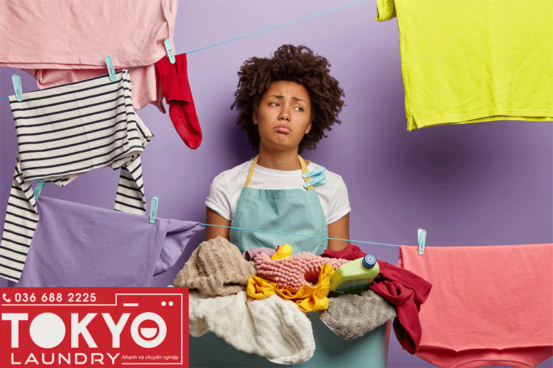 Giặt khô giúp tiết kiệm thời gian và không làm hại quần áo