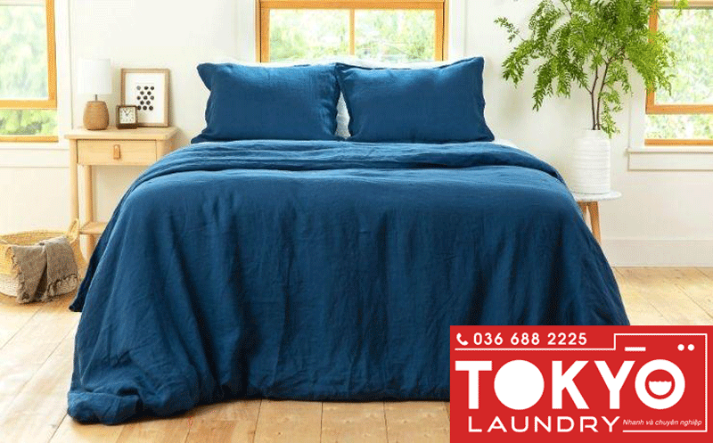 Giặt khô chuyên nghiệp cho vỏ chăn