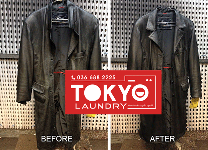 Chất lượng giặt áo da tại Giặt là Tokyo chuyên nghiệp