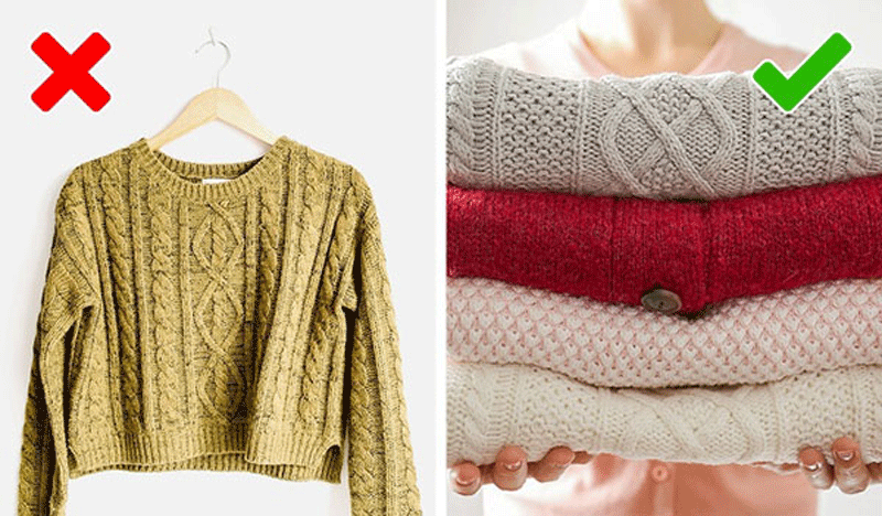 Áo len nên giặt khô