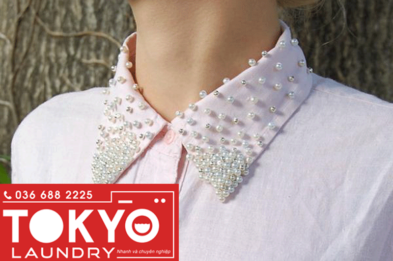 Các loại quần áo đính đá cườm nên giặt khô