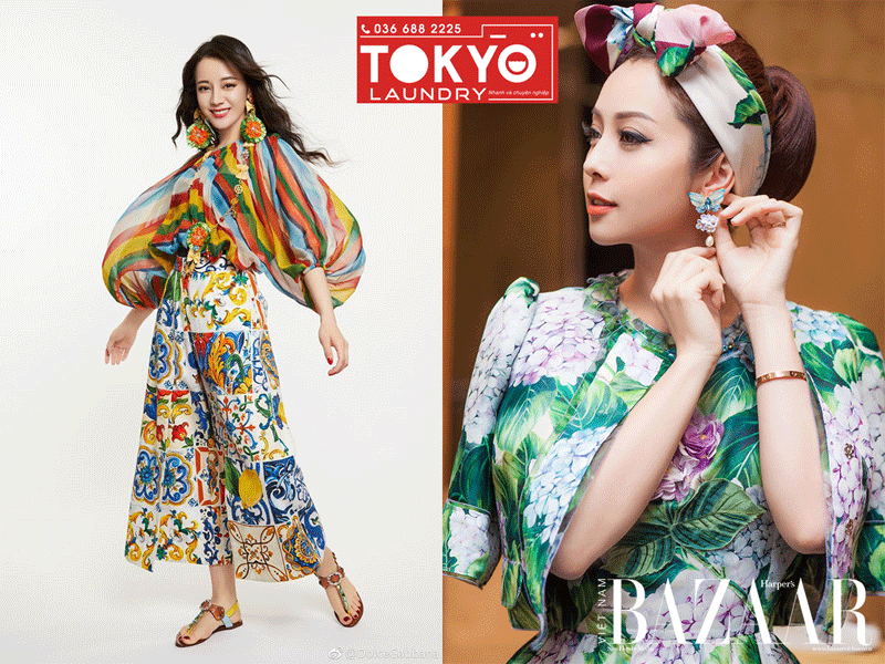 Giặt khô quần áo có họa tiết trang trí