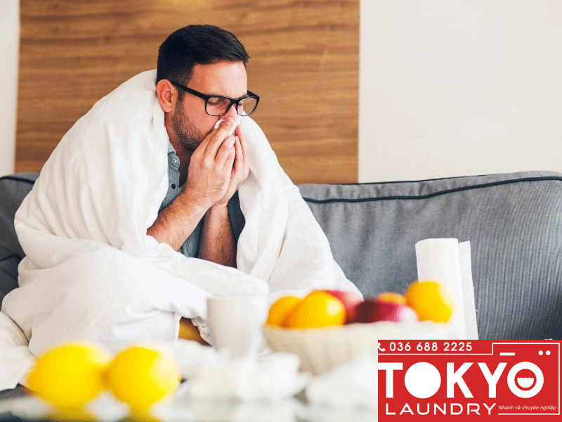 giặt chăn ga thường xuyên