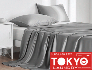 Cách giặt chăn ga lụa tencel