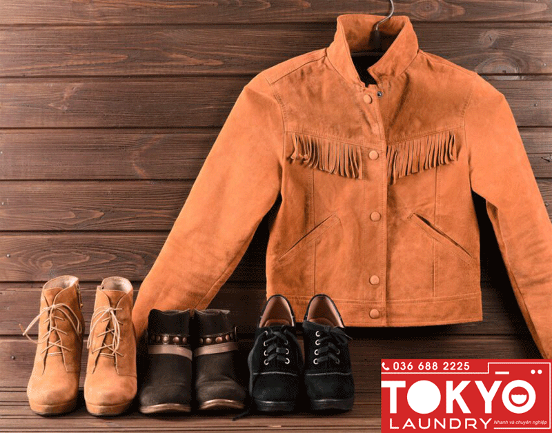 Cách giặt quần áo da lộn đúng cách