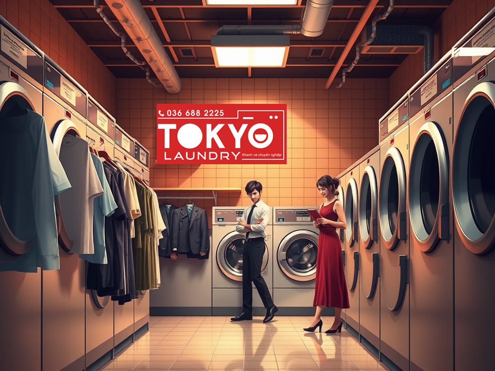 quy trình giặt quần áo chuyên nghiệp