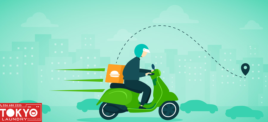 tiệm giặt khô uy Vinhomes Riverside