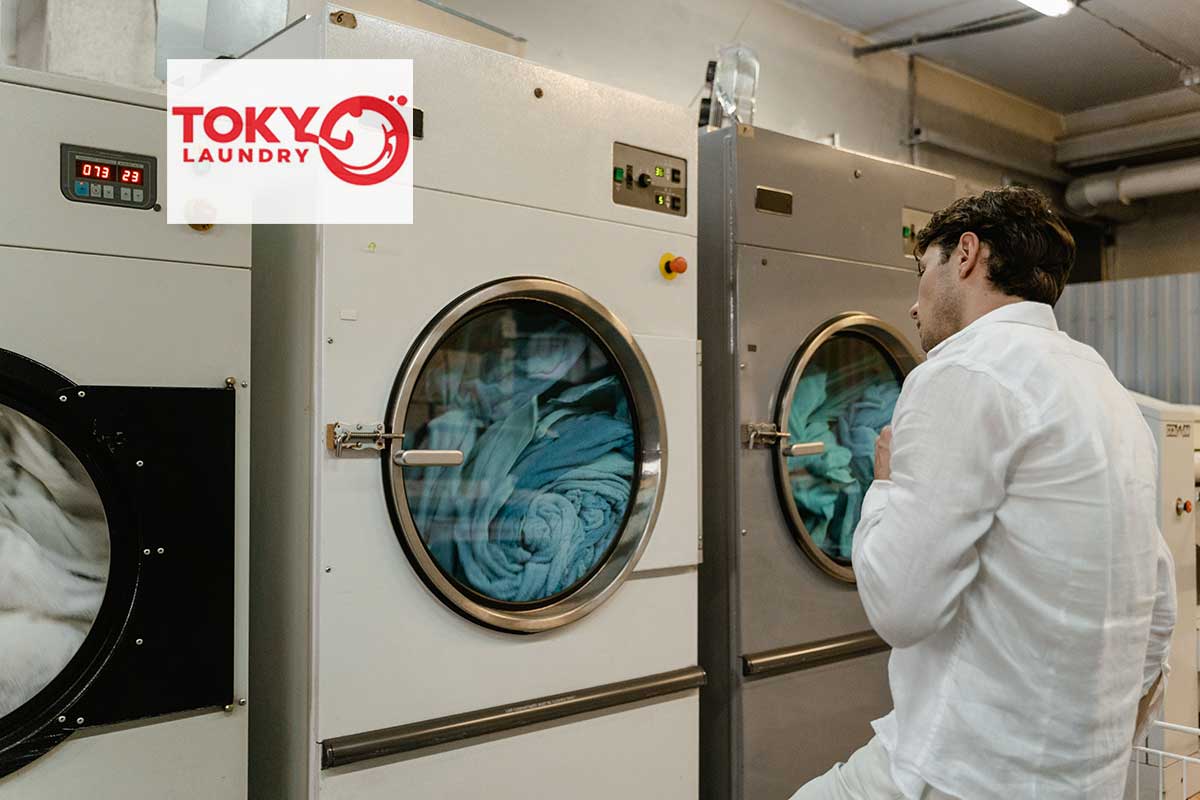 Hệ thống máy giặt công nghiệp công suất lớn vận hành tại cơ sở giặt áo vest tại Lê Thanh Nghị