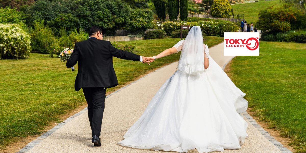 Giặt váy cưới Linh Đàm chất lượng