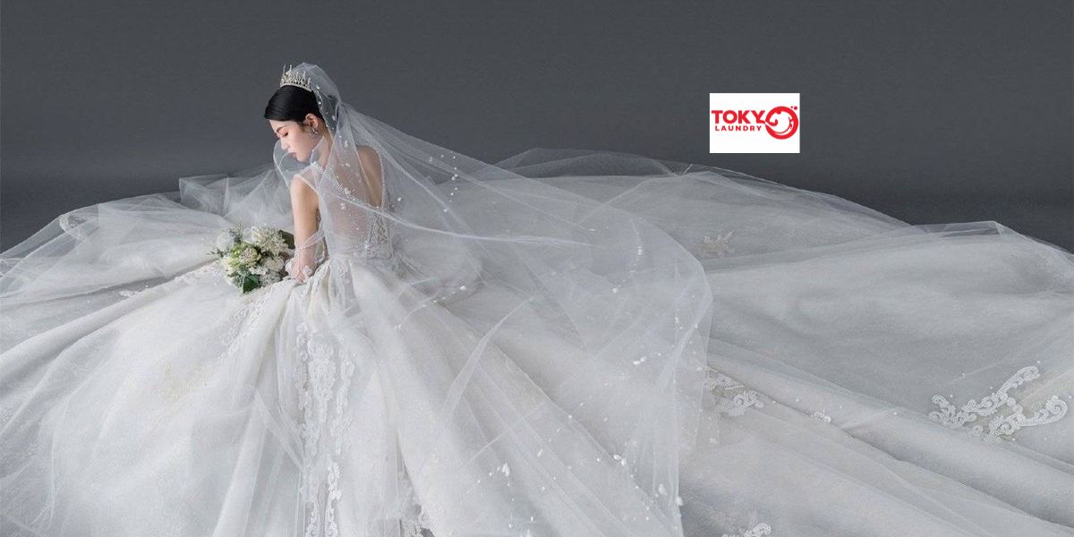 Giặt váy cưới Nguyễn Anh Ninh chuyên nghiệp