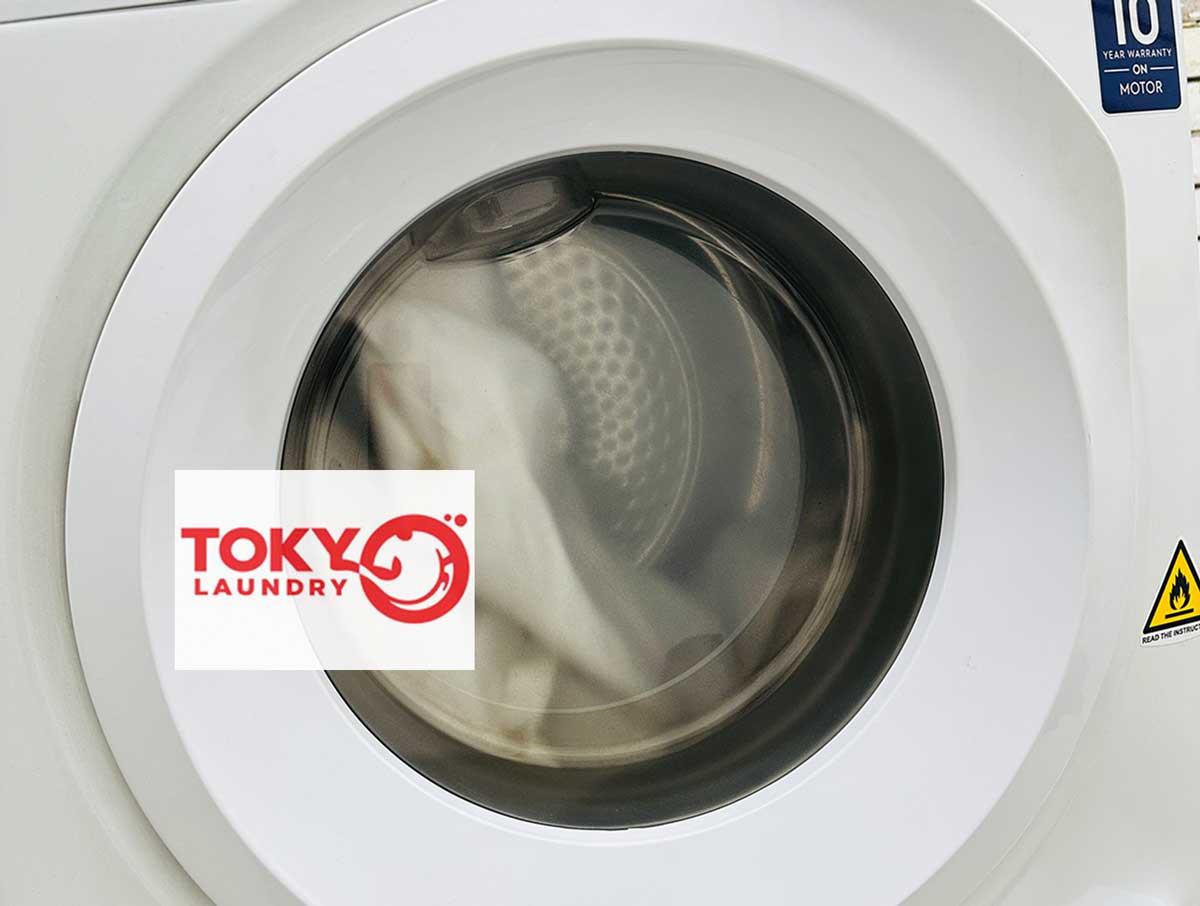 Hệ thống máy giặt sấy hiện đại vận hành chuyên nghiệp tại cơ sở giặt váy cưới tại Lê Thanh Nghị
