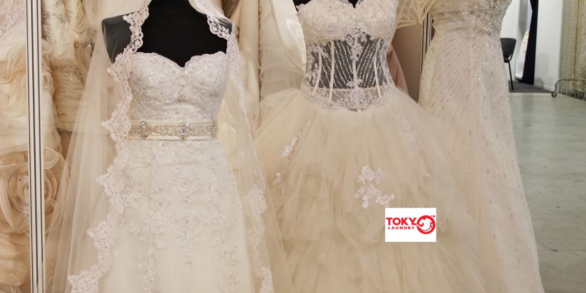 Giặt váy cưới Trần Thủ Độ sạch vượt trội